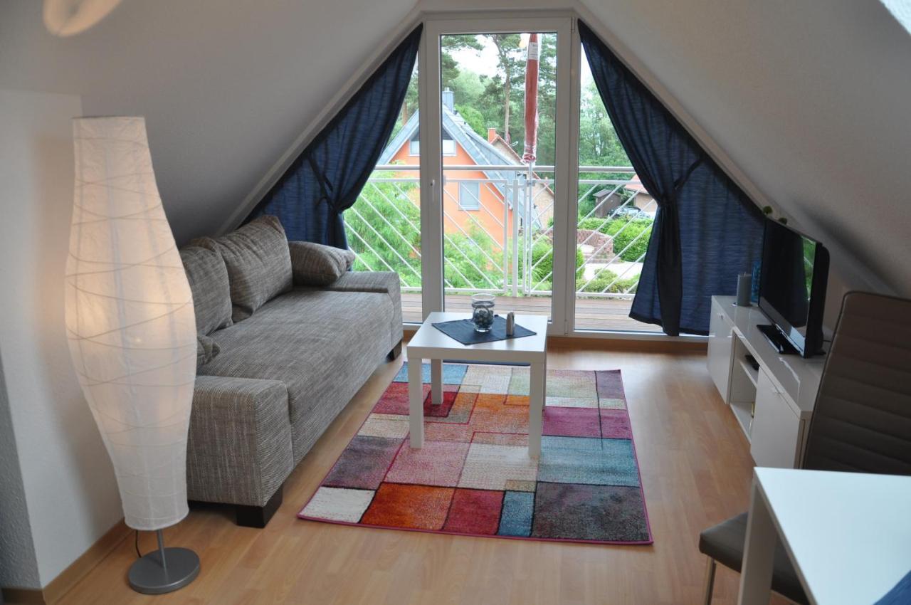 Ferienhaus Mueritzzauber / 1 Zimmer Dachgeschoss-Appartement Röbel Kültér fotó